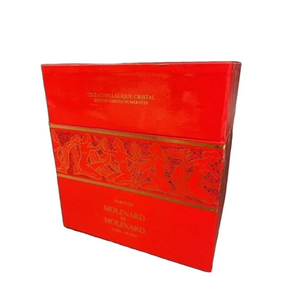 Molinard de Molinard Extrait 1979 Limited Edition in Lalique Cristal COA and box